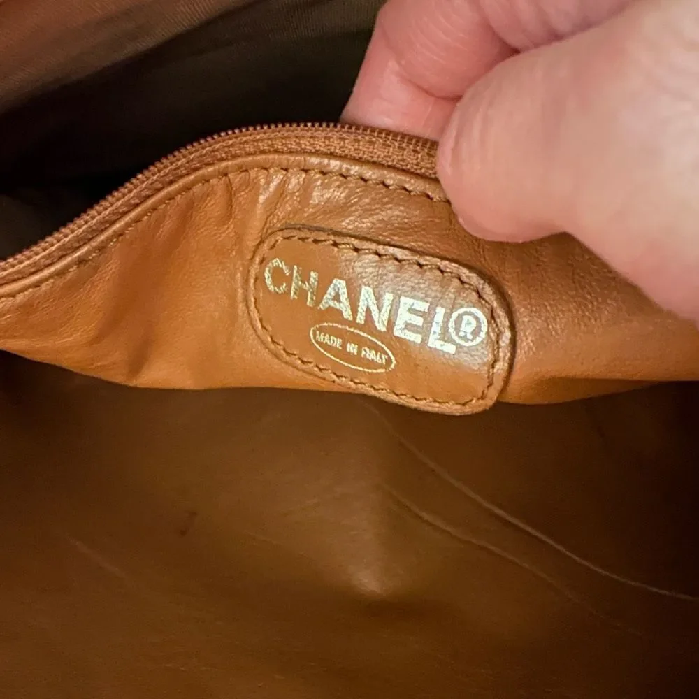 Chanel Caramel Leather Tote